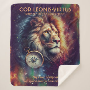 CLV-LIONCOMPASS3-BLANKET - SHERPA BLANKET