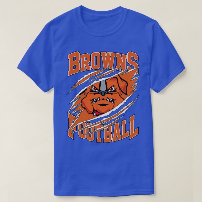 CLVD Browns Football T-Shirt (Design Front)