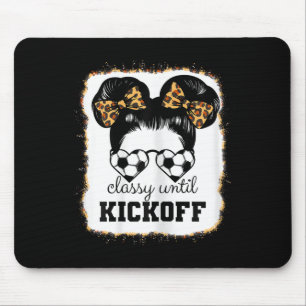 Cly Until Kickoff Bleached Leopard Funny Soccer Gi Mouse Pad
