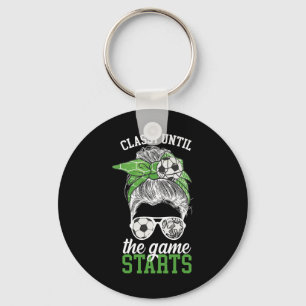 Cly Until The Game Starts Game Day Soccer Game Day Keychain