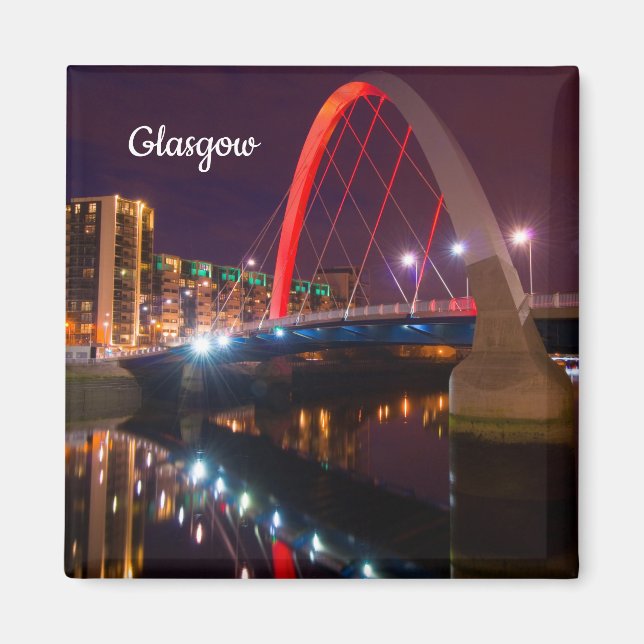 Clyde Arc, Glasgow, Scotland Magnet (Devant)