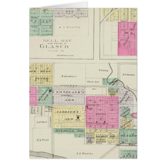 Clyde, Glasco, Jamestown, Kansas (Devant)