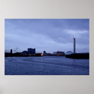 Clyde in the Evening Poster