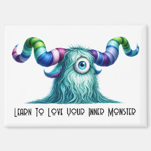 Clyde - One-Eyed Curious Monster Magnet