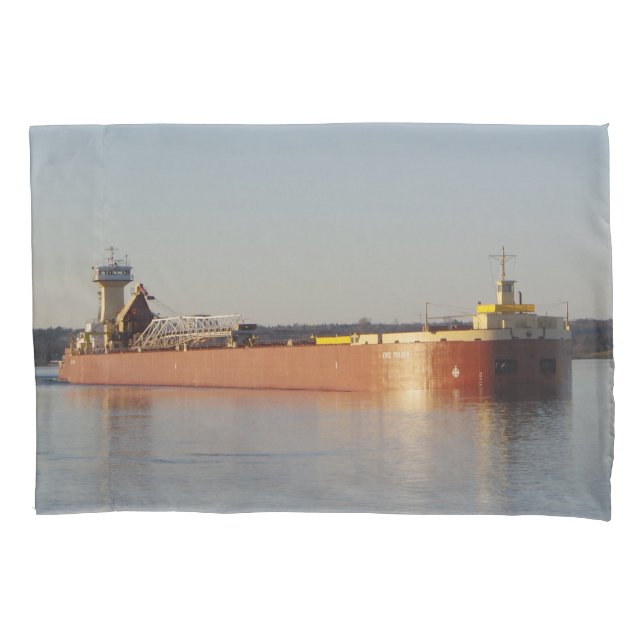 Clyde S. VanEnkevort & Erie Trader pillow case (Front)