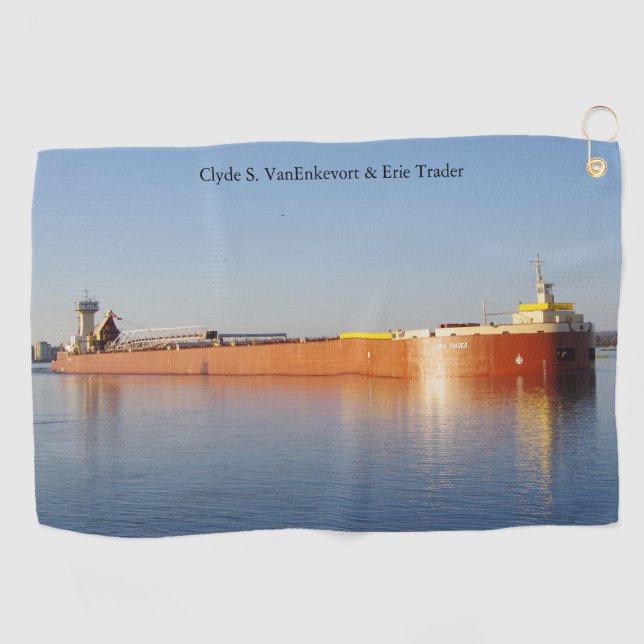 Clyde S. VanEnkevort & Erie Trader serviette de go (Horizontal)