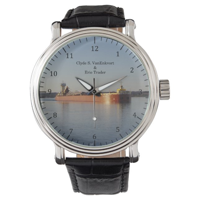Clyde S. VanEnkevort & Erie Trader watch (Front)