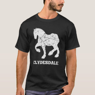 Clydesdale Clydesdale Rider Giant Feet Horse 2 T-Shirt