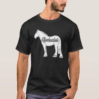 Clydesdale Draught Horse Pun Horseback Riding