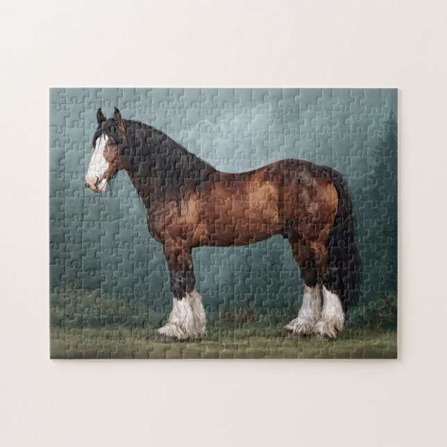Clydesdale Horse Jigsaw Puzzle (Horizontal)