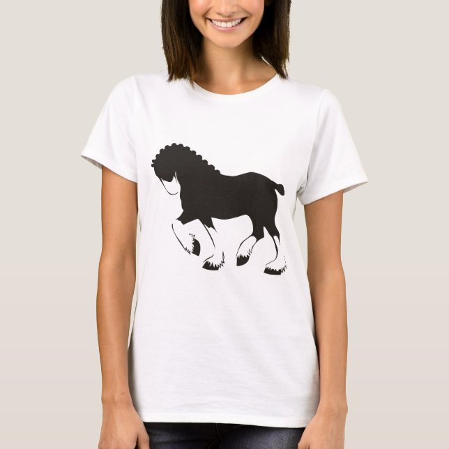 Clydesdale Horse T-Shirt (Front)