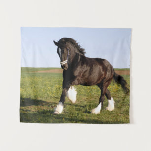Clydesdale Horse Tapestry