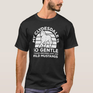 Clydesdale Rider Scottish Horse Clydesdale Horseba T-Shirt