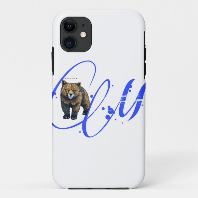 CM - Graphique d'ours - coque iphone (Dos)