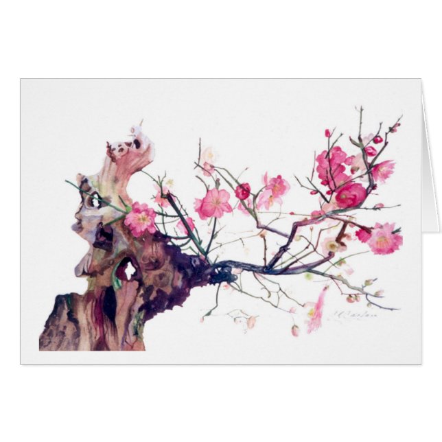 CMCarlson Cherry Blossom Card (Front Horizontal)