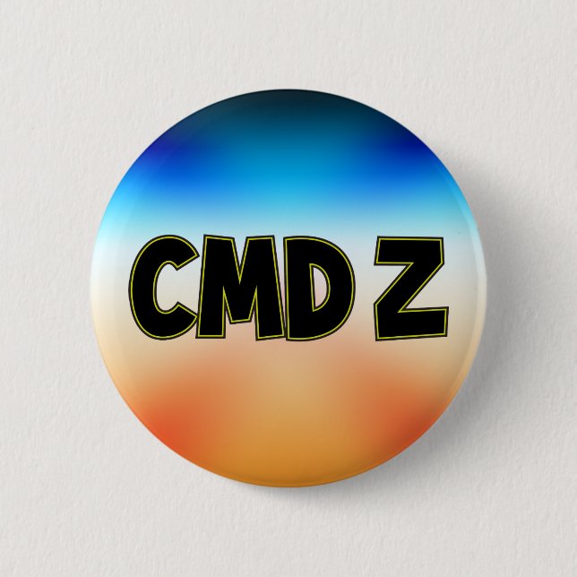 CMD Z 2 INCH ROUND BUTTON (Front)
