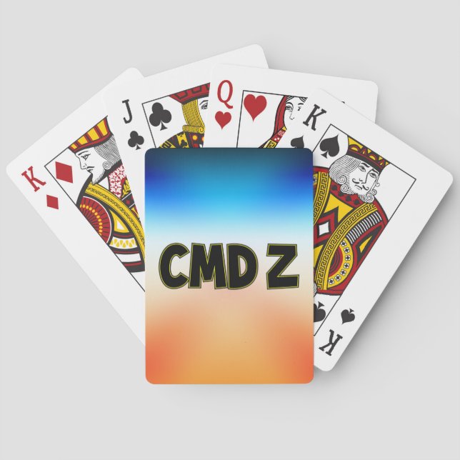 CMD Z Playing Cards (Back)