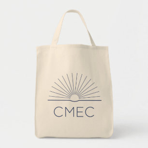 CMEC Tote Bag - shopping, natural and navy