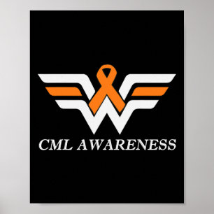 Cml Warrior I'm Fine Chronic Myeloid Leukaemia Awa Poster