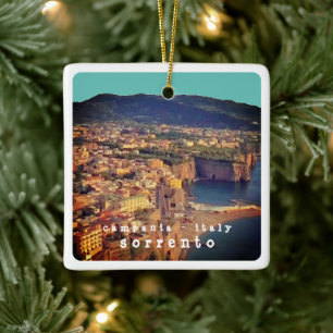 CMP002 SORRENTO, Campania, Italy, Ceramic Ornament