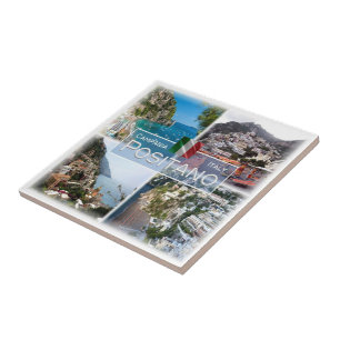 CMP028 POSITANO, Campania, Italy, Tile