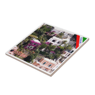 CMP043 POSITANO, AMALFI COAST, Italy, Tile