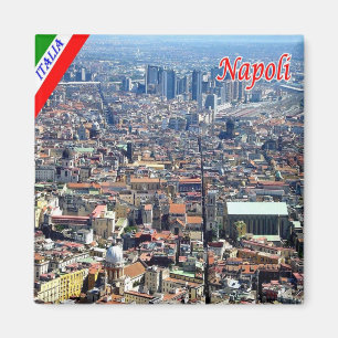 CMP054 NAPLES, Old Town, Campania Italy, Fridge Magnet