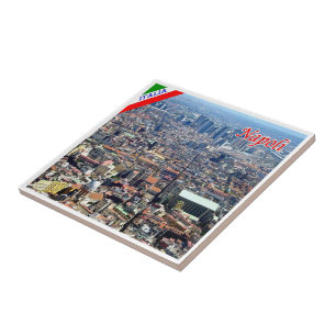 CMP054 NAPLES, Old Town, Campania Italy, Tile