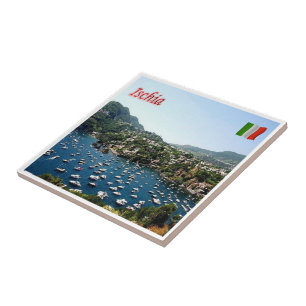 CMP062 ISCHIA, Port, Campania, Italy,  Tile