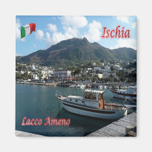 CMP071 ISCHIA, LACCO AMENO, Italy, Fridge Magnet