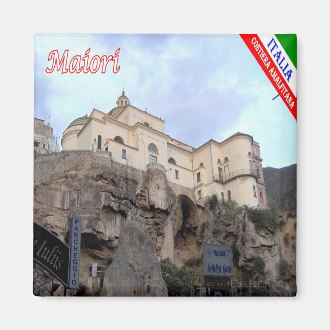 CMP109 AMALFI COAST, MAIORI, Italy, Fridge Magnet (Front)