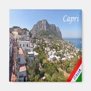 CMP119 CAPRI, Campania, Italy, Fridge Magnet
