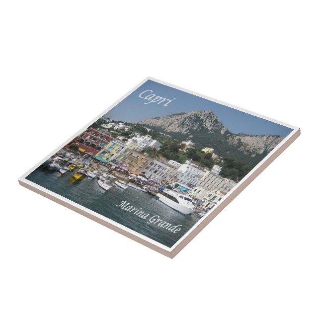 CMP121 CAPRI, Marina Grande Port, Tile (Side)
