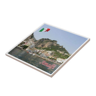 CMP137 AMALFI, Panorama, Italy, Tile