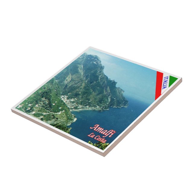CMP138 AMALFI, The Coast, Italy, Tile (Side)