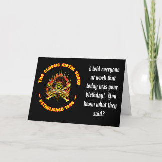 CMS "Who?!?!" Birthday Card