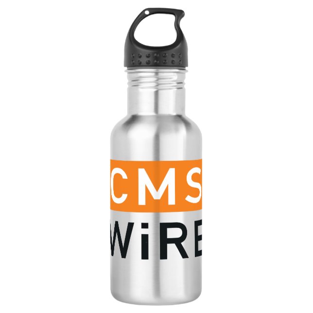 CMSWire Logo 532 Ml Water Bottle (Front)