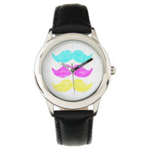 CMY Moustaches Watch