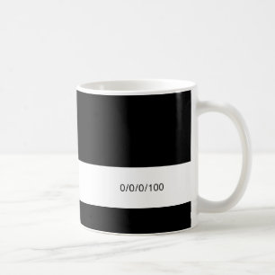 CMYK Black   Coffee Mug