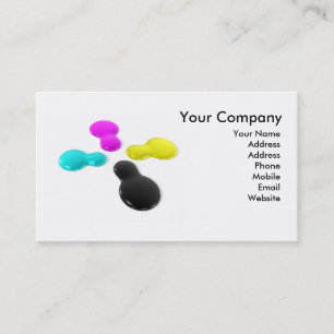cmyk business card