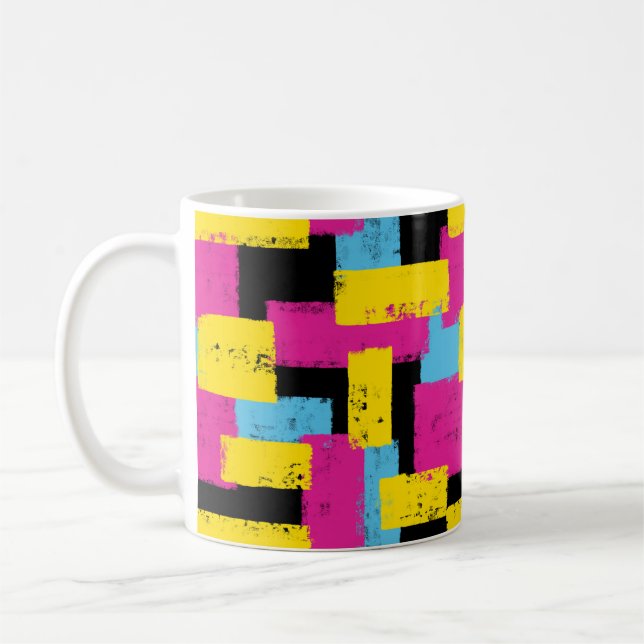 CMYK Colour Blocking Mug (Left)