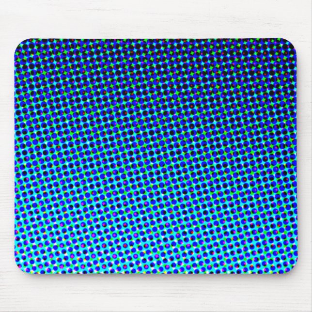 CMYK Dot Pattern mousepad (Front)