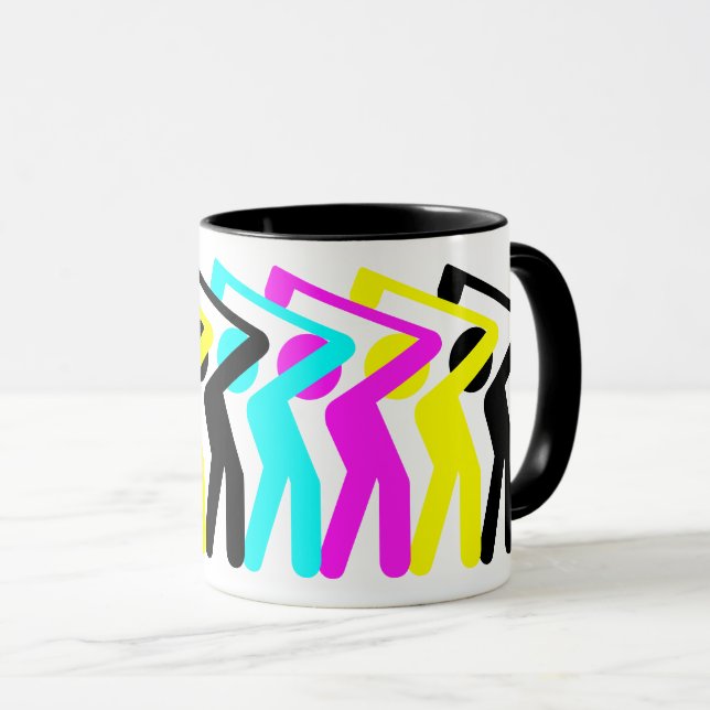 CMYK Golfer Mug (Front Right)