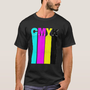 CMYK Graphic er Video Editor Colours T-Shirt