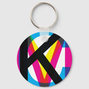 CMYK pile Keychain