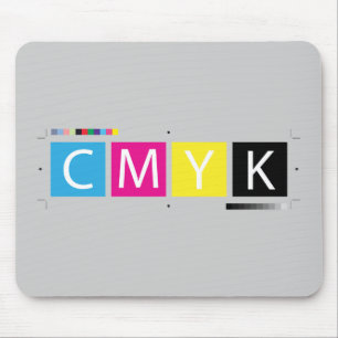 CMYK Pre-Press Colours Mouse Pad
