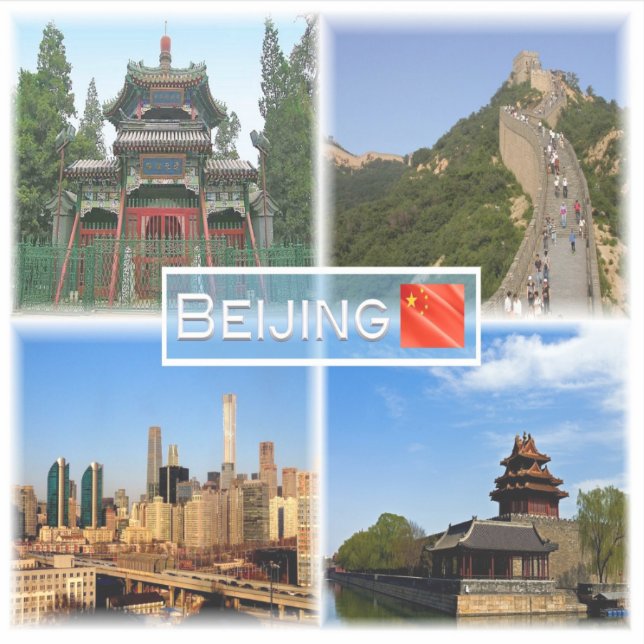 CN Beijing - Niujie Mosque - Great Wall Badaling - (Front)