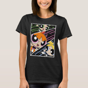 CN The Powerpuff Girls Action Shot Panels T-Shirt