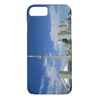 CN Tower and Skydome in Toronto, Ontario,