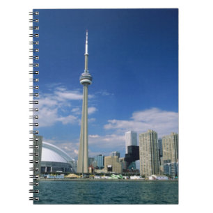 CN Tower and Skydome in Toronto, Ontario, Notebook